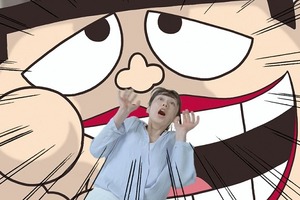 「笑ゥせぇるすまん」がお宅訪問　パナソニックドアホンCMに喪黒福造　 画像