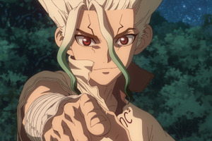 「Dr.STONE」科学の万能薬“サルファ剤”を作ろうとした千空は壁にぶち当たり… 第8話先行カット 画像