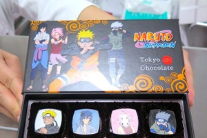 「NARUTO」がチョコレートの祭典に登場　ナルトは柚子の味、サスケは胡麻、カカシは抹茶 画像