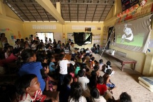 やなせたかし原作「ハルのふえ」がカンボジアに　移動映画館で上映プロジェクト 画像