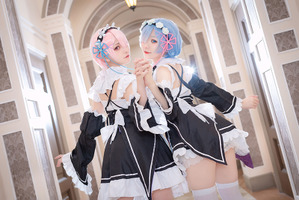 【コスプレ】「リゼロ」レム&ラム美女レイヤー、ほっこり日常から切迫なアクションまで披露【写真38枚】 画像