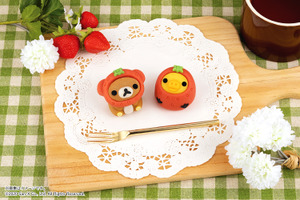“イチゴ”なリラックマ＆キイロイトリがキュートで食べるのがもったいない♪ 和菓子が発売 画像
