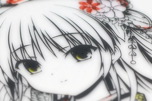 「Angel Beats!」着物姿の“天使”を、儚く美しく表現…日本の伝統芸術・切り絵と融合！ 画像