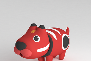 福島犬（CV：小堀友里絵）のデザインは？　“一日一犬！”　47都道府犬Ｒプロジェクト 画像