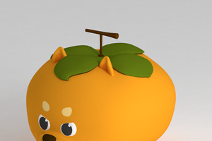 カワイイ姿に苦みばしった声　和歌山犬は柿　47都道府犬Ｒプロジェクト 画像