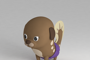 東京犬、ついに登場!　うなぎでないよアナゴだよ “一日一犬！” 47都道府犬Ｒ 画像