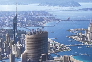 2027年の首都・福岡を視覚化！「攻殻機動隊ARISE」と西日本新聞がコラボ 画像