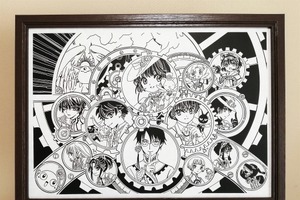 CLAMPキャラクター集結！“CLAMP画業30周年”イラストが絢爛豪華な切絵に 画像