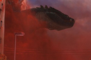 「ゴジラ S.P」ゴジラの侵攻で東京が紅塵の渦に！“クモンガ”の群れも襲撃…9話先行カット 画像
