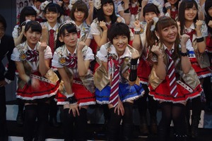 『AKB49～恋愛禁止条例～』、キャスト勢揃いの会見！ハンパない意気込みで初日へGO！ 画像