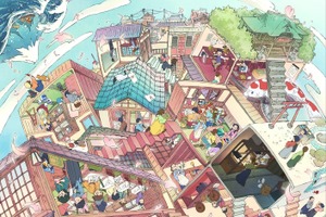 京都アニメーションが「東京アニメアワードフェスティバル2022」メインビジュアル担当　昔の日本の雰囲気でセルアニメ制作を表現 画像