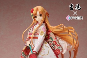「SAO」華やかな着物をまとい、剣を和傘に変えた“アスナ”の日本人形フィギュアが発売決定！ 画像