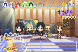 「けいおん!! 放課後リズムセレクション」体験レポ　みんなでキャラクター応援する新作ゲーム 画像