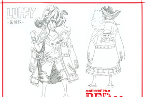 「ONE PIECE FILM RED」クールな“戦闘服”の麦わらの一味！尾田栄一郎描きおろし設定画公開 画像