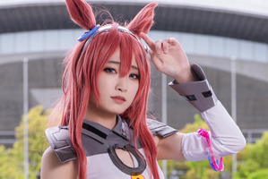 【コスプレ】ターゲットは「三冠獲得」人気レイヤーあぐりがミホノブルボンで可愛く出馬！【写真8枚】 画像