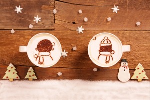ラテアートがアニメに「Latte Motion」1000杯のラテを使用した恋の物語 画像