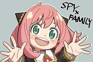 「SPY×FAMILY」アーニャ“あざざます”！ Twitterフォロワー100万人突破イラスト公開 画像