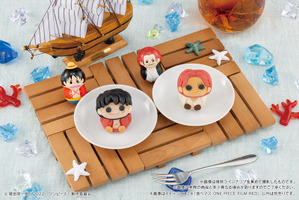 「ONE PIECE FILM RED」ルフィ＆シャンクス、かわいい和菓子に♪ 食べマスシリーズに登場 画像