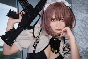 【コスプレ】これが創作戦闘メイドの一張羅です！スタイリッシュな美女レイヤー・300ワット【写真7枚】 画像