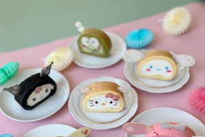 ハローキティ、シナモロールが“見てかわいい！食べておいしい！”ロールケーキに！ 「SanrioCafe」限定スイーツ販売中 画像