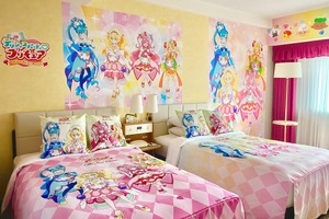 「デパプリ」キュアプレシャスたちとお泊り会♪ ホテルニューオータニ博多にコラボルーム登場 画像