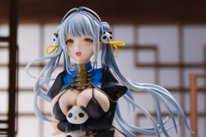 豊満なバスト、胸に埋もれたパンダまで完全再現！ イラストレーター・煎茶の「ぱんだちゃん」初フィギュア化 画像