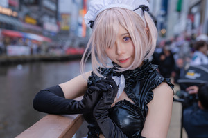 【コスプレ】「FGO」先輩のお役に立てるよう、頑張ります――　マシュのメイド姿が可愛い！注目レイヤー・あんにむ【写真8枚】 画像