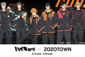 「ハイキュー!!」ZOZOTOWNコラボアイテム登場！ 日向、及川、宮侑たちの描き下ろしビジュアルを展開 画像