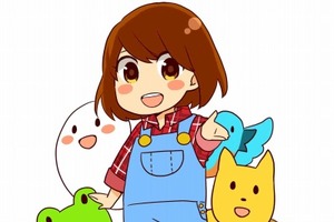 花澤香菜がキャラクターデザイン　「かながたり。かなばかり。」特典アニメ映像公開　 画像