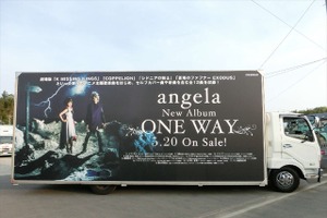 angela「ONE WAY」発売で「騎士行進曲」PV公開、そして アドトラックが街を駆け抜ける 画像