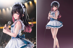 “メイドアイドル”のキラキラ笑顔、フリルたっぷり衣装から伸びる美脚に注目！ オリジナルフィギュア「聖玲奈ちゃん」登場 画像