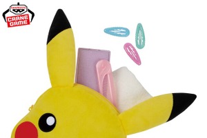 『ポケモン』ピカチュウ、パモ、パピモッチがかわいい！実用性バッチリの大きい顔型ぬいぐるみポーチがプライズ景品に 画像