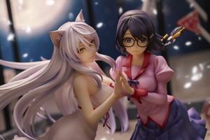 「猫物語」羽川翼＆障り猫“ブラック羽川”が寄り添ったシーンを再現！ セットフィギュアが再販 画像