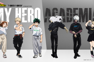 「ヒロアカ」デクや爆豪たちがTシャツ縛りで集合！ 原宿と大阪でPOP UPストアが8月2日オープン 画像