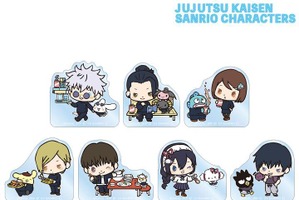 「呪術廻戦」五条悟×シナモロール、夏油傑×ルロロマニック、家入硝子×ハンギョドン… サンリオキャラクターズコラボに新グッズ登場♪ 画像