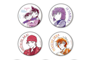 「名探偵コナン」長野県警や警察学校組も！おしゃれなペンシルアート＆ホログラム缶バッジが登場 画像