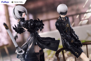スラリと伸びた美脚に見惚れる！アニメ『NieR:Automata』より「2B」「9S」がフィギュア化―ゴーグルを外して素顔も楽しめる 画像