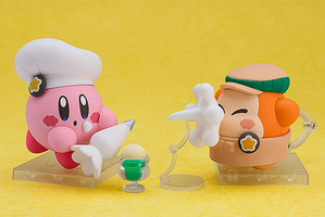 「カービィカフェ」姿のカービィとワドルディが可愛いすぎる…！表情・オプションパーツがもりもり付いて、磁石による自由なポージングも楽しめる 画像