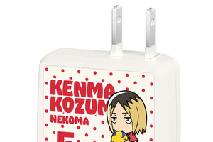 「ハイキュー!!」日向、研磨、黒尾ら8キャラをデザイン♪ USB-A＆USB-C装備の急速AC充電器が登場 画像