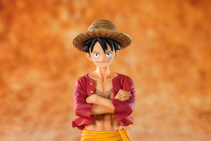 「ワンピース」原作コミック表紙の「麦わらのルフィ」フィギュアが再販！赤い服や青の半ズボン、黄色い腰巻と定番衣装で立体化 画像