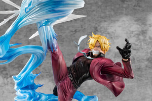 「ワンピース」より鬼ヶ島討ち入り時の「サンジ」がフィギュア化！“魔神風脚”ぶちかます大迫力ポーズを躍動感たっぷりに表現 画像