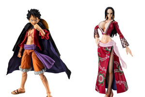 「ワンピース」ルフィ＆ハンコックの衣装がリニューアル！ 装いを新たにアクションフィギュア化 画像