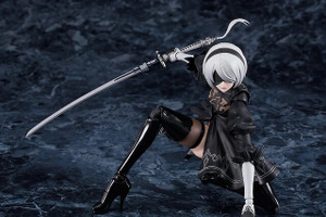 この太もも動かせるぞ！「NieR:Automata Ver1.1a」より「2B」がfigma化―ディスプレイを盛り上げる「ポッド０４２」「白の契約」なども付属 画像