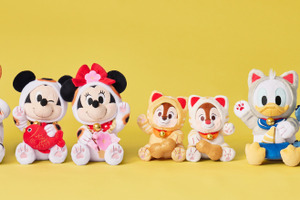 「ディズニー」ミッキー＆ミニー、ベイマックスらと迎春♪ 和風な猫コスで招福！1月1日より発売 画像