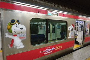 スヌーピーが京葉線をジャック 　ラッピング電車が“東京～蘇我”を運行中 画像