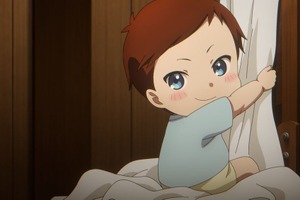 春アニメ「最強の王様、二度目の人生は何をする？」突然死んだ史上最強の王様・グレイ（CV.古川慎）は、目覚めると赤子に転生していて…？第1話先行カット 画像
