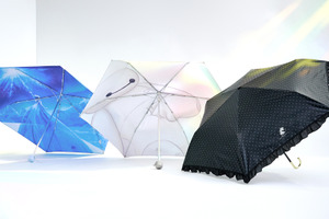 「アナ雪」エルサやベイマックス、マリーちゃんをデザイン♪ ディズニーキャラの晴雨兼用折りたたみ傘が登場 画像