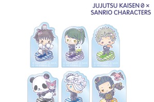 「呪術廻戦 0」五条悟とシナモロール、夏油傑とルロロマニックがコンビ♪ 淡い色使いのサンリオキャラクターズコラボ新グッズ登場 画像