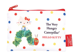 「はらぺこあおむし×ハローキティ」コラボアートが懐かし＆可愛い♪ ポーチや巾着、縫製アソートコレクション登場 画像