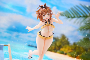 ムチムチ太ももがいっぱい！アニメ『ライザのアトリエ』よりライザ、クラウディア、リラが水着フィギュア化―3人の台座は組み合わせ可能 画像